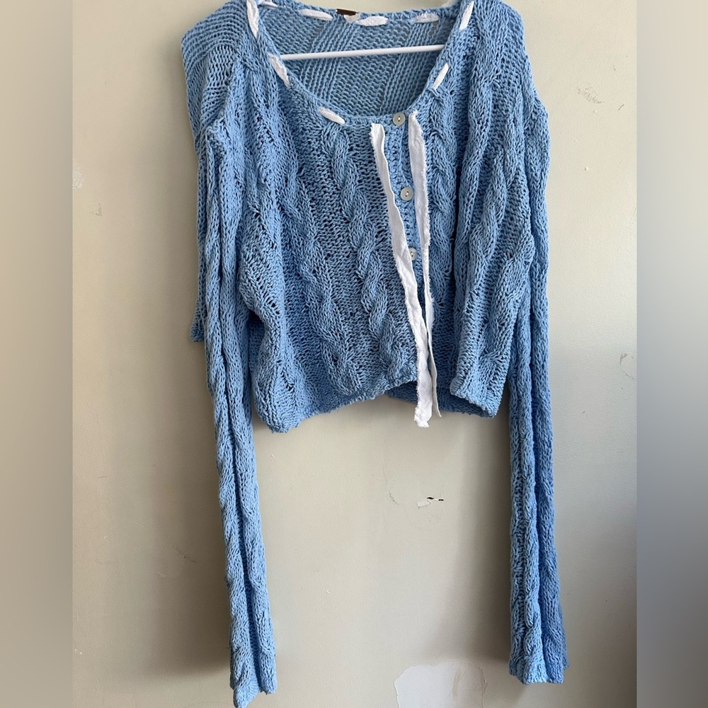 FREE PEOPLE ROBYN CARDI - Picture 2 of 3